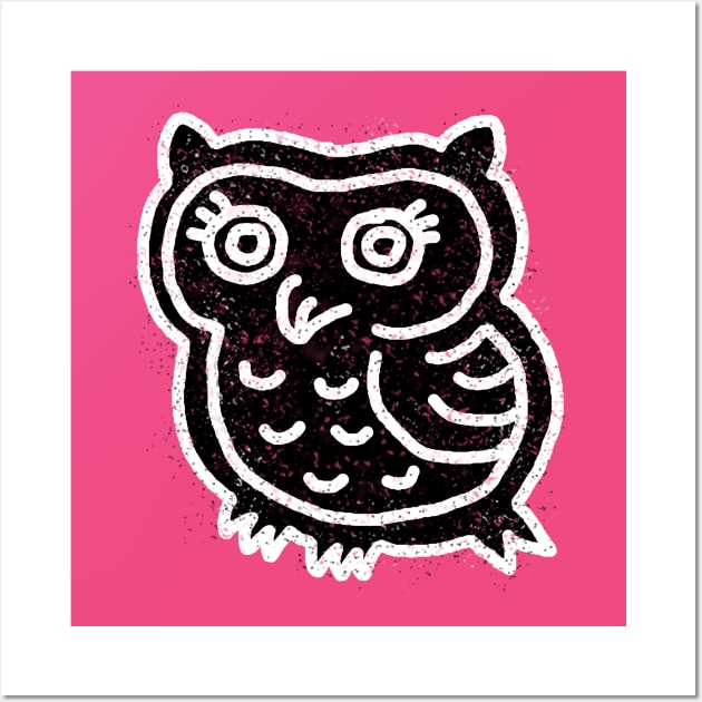 Little Owl Wall Art by martinussumbaji